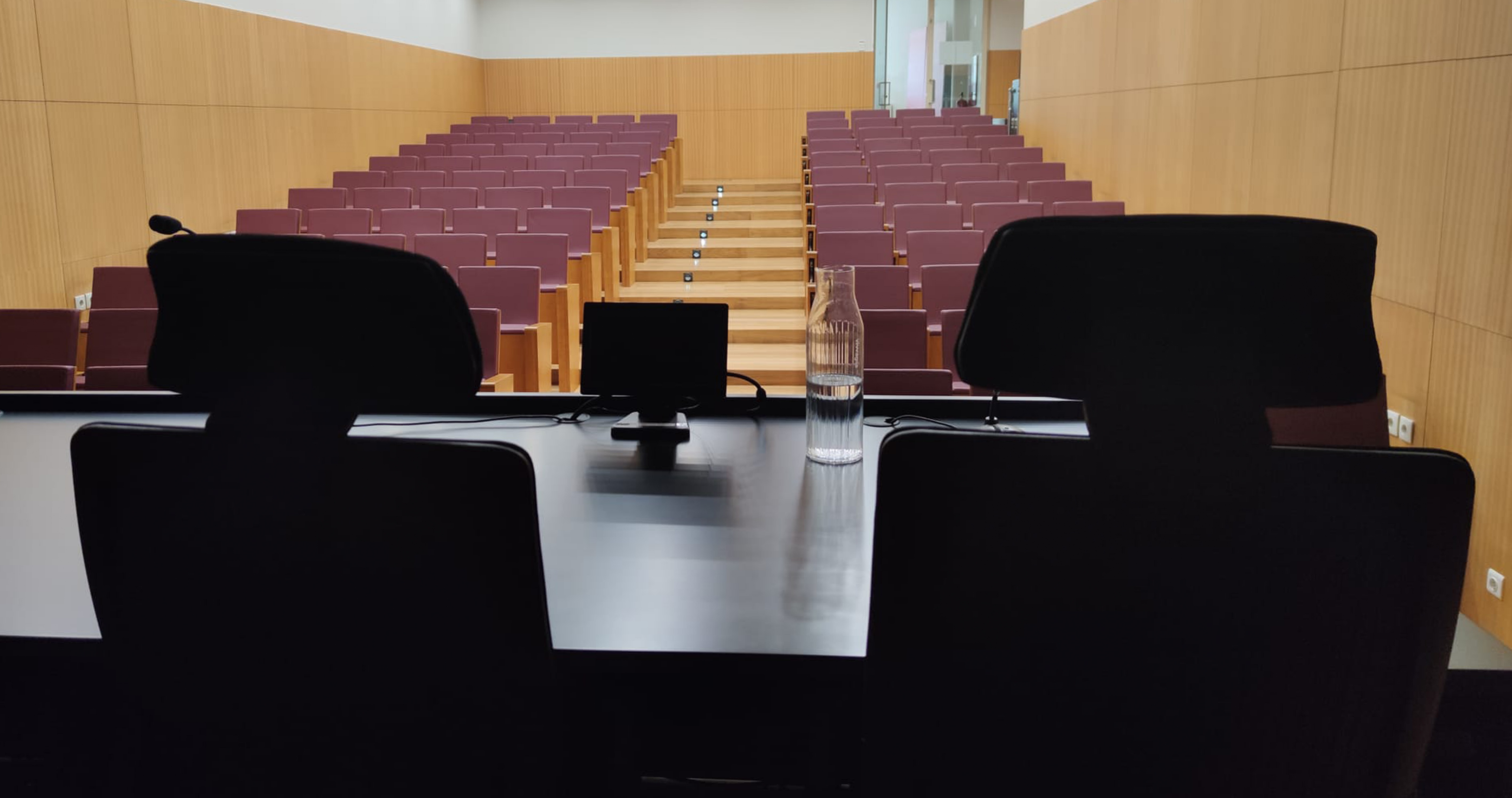 O renovado auditório